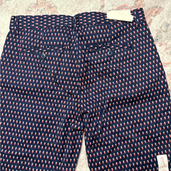 Gap Slim Fit Khakis with Red and Blue Pattern - Picture 3 of 3